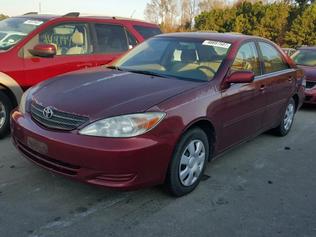 4T1BE32K92U096342 - 2002 TOYOTA CAMRY LE 红色 照片 2