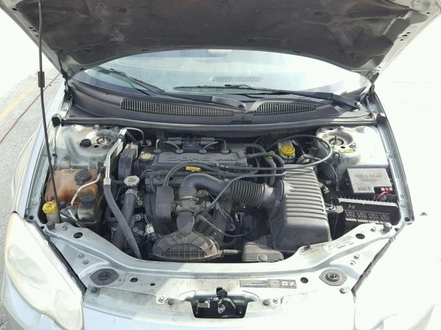 1C3EL46X24N323679 - 2004 CHRYSLER SEBRING LX GRAY photo 7