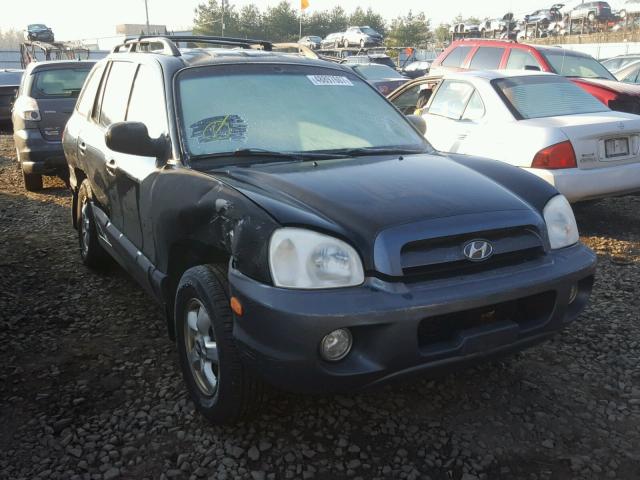 KM8SC73D55U995779 - 2005 HYUNDAI SANTA FE G BLACK photo 1