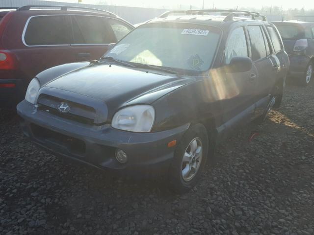 KM8SC73D55U995779 - 2005 HYUNDAI SANTA FE G BLACK photo 2