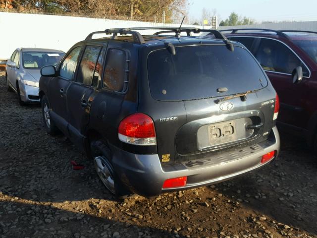 KM8SC73D55U995779 - 2005 HYUNDAI SANTA FE G BLACK photo 3