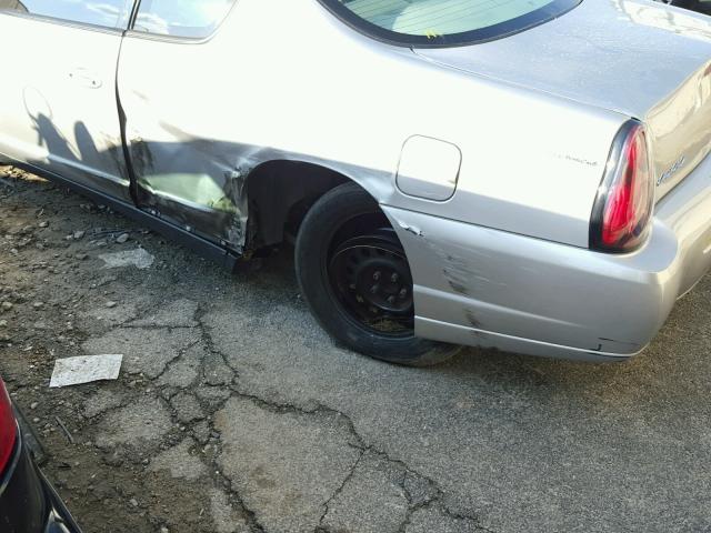 2G1WW12E959194315 - 2005 CHEVROLET MONTE CARL 银色 照片 9