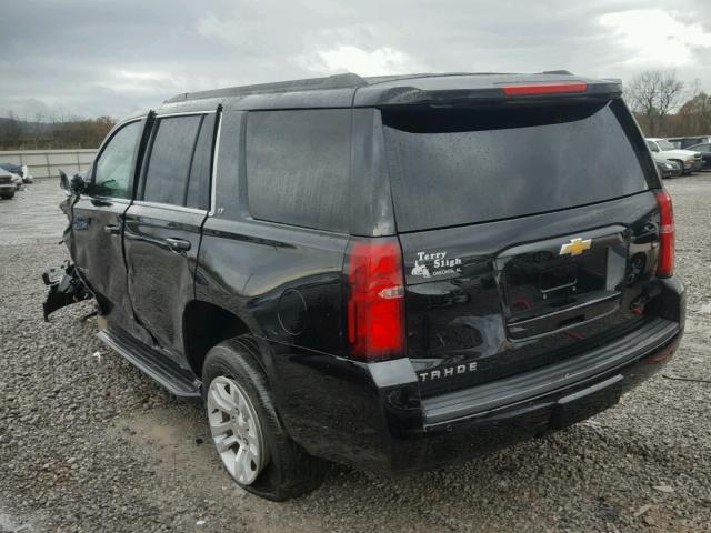 1GNSKBKC9FR516665 - 2015 CHEVROLET TAHOE K150 BLACK photo 3