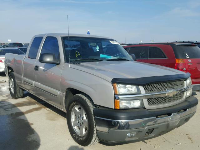 1GCEC19V55Z349501 - 2005 CHEVROLET SILVERADO BEIGE photo 1