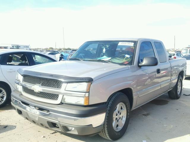 1GCEC19V55Z349501 - 2005 CHEVROLET SILVERADO BEIGE photo 2