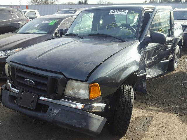 1FTYR44UX4PA79722 - 2004 FORD RANGER SUP GREEN photo 2