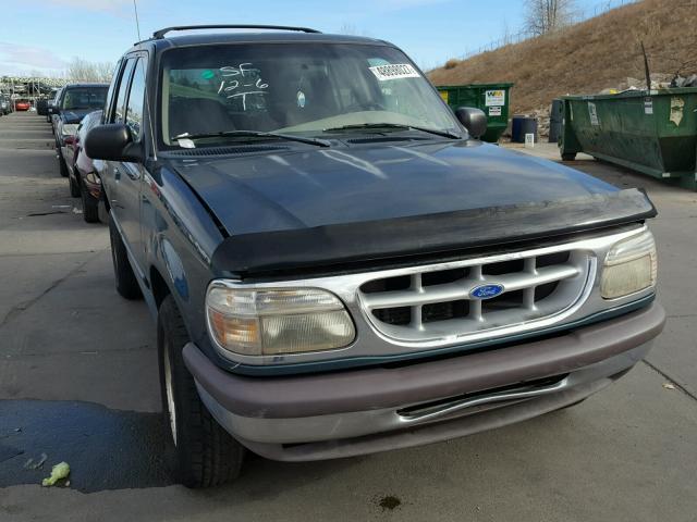 1FMDU35P7VZC35443 - 1997 FORD EXPLORER GREEN photo 1