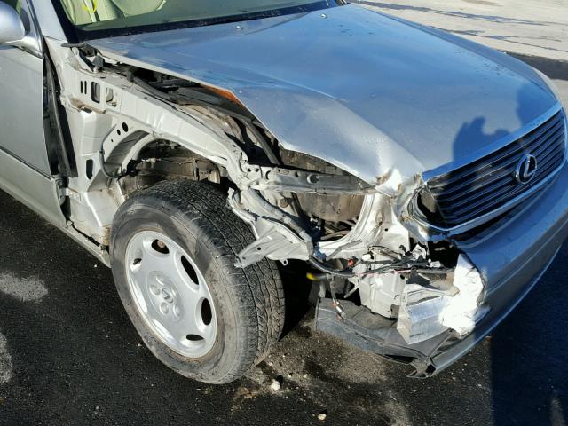 JTHBN30F810031593 - 2001 LEXUS LS 430 SILVER photo 9