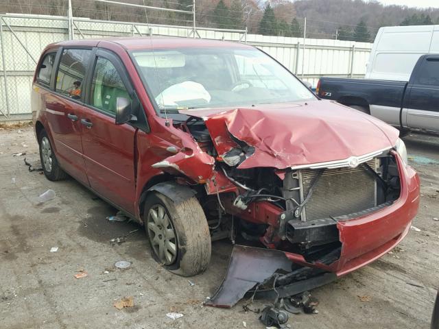 2A8HR44H28R767360 - 2008 CHRYSLER TOWN & COU RED photo 1