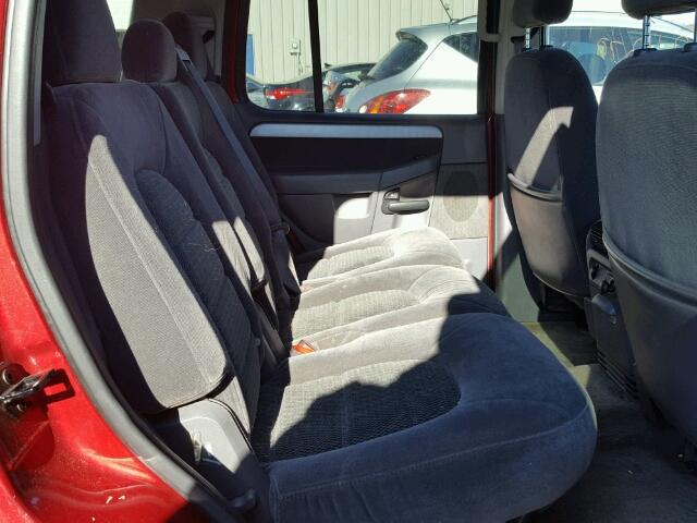 1FMZU73K23ZA00241 - 2003 FORD EXPLORER X RED photo 6