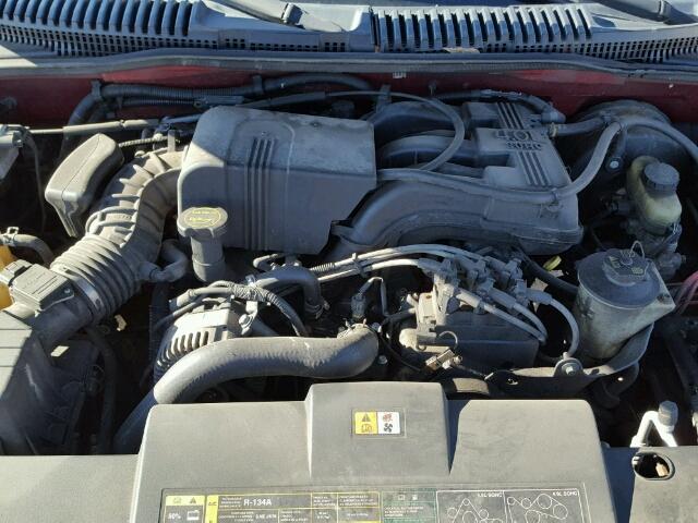 1FMZU73K23ZA00241 - 2003 FORD EXPLORER X RED photo 7