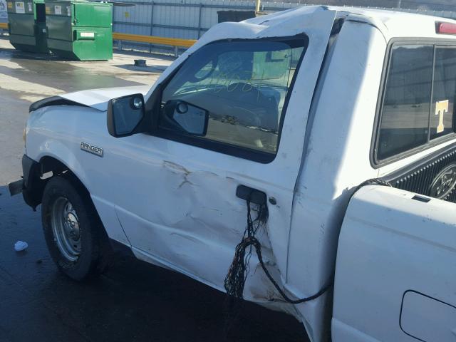 1FTYR10D96PA52776 - 2006 FORD RANGER WHITE photo 10