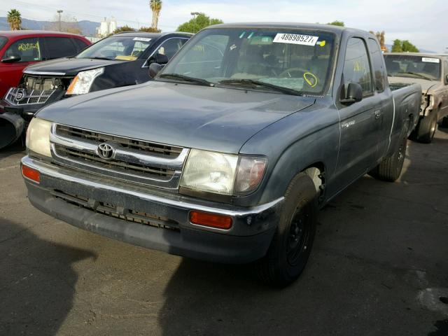 4TAVN52N9VZ278181 - 1997 TOYOTA TACOMA XTR GREEN photo 2