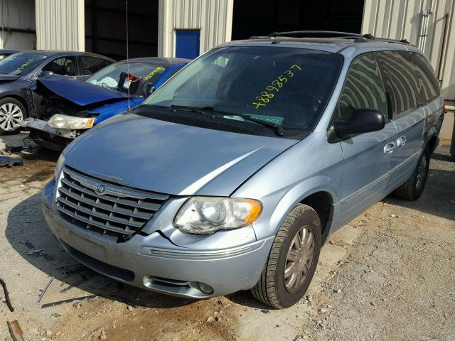 2A4GP64L46R615595 - 2006 CHRYSLER TOWN & COU BLUE photo 2