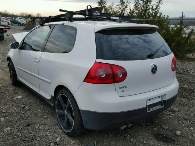 WVWEV71KX9W138381 - 2009 VOLKSWAGEN GTI WHITE photo 3