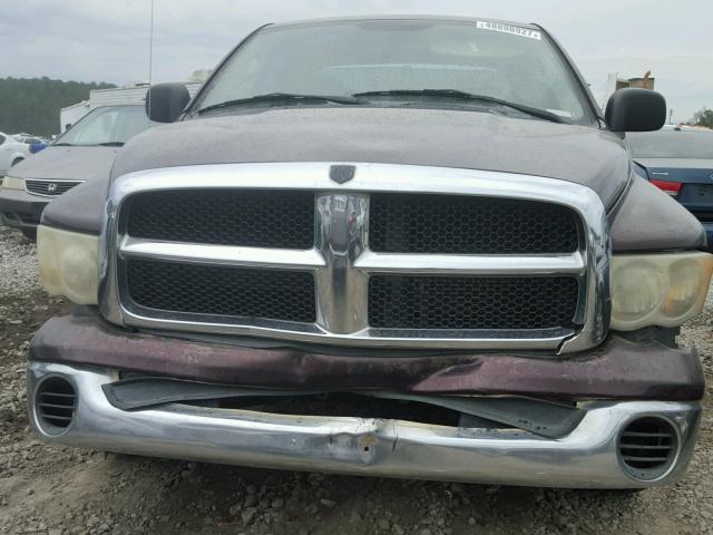 1D7HA18N94J121105 - 2004 DODGE RAM 1500 S BURGUNDY photo 9