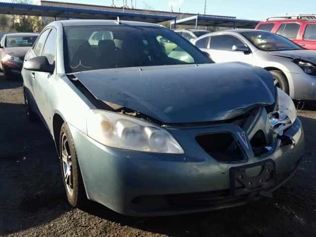 1G2ZG57B794182250 - 2009 PONTIAC G6 GREEN photo 1