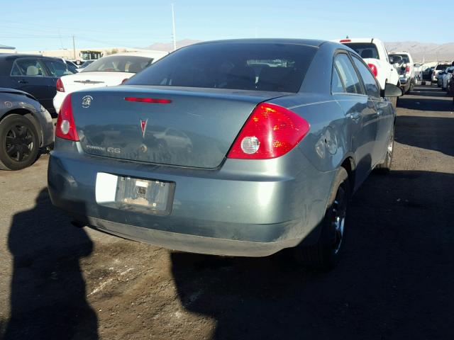 1G2ZG57B794182250 - 2009 PONTIAC G6 GREEN photo 4