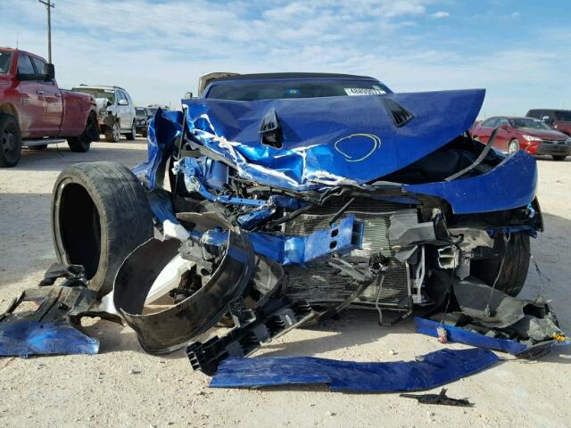 1G1FH3D70G0185469 - 2016 CHEVROLET CAMARO SS BLUE photo 9