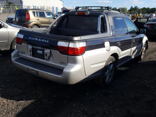 4S4BT62C237114602 - 2003 SUBARU BAJA SPORT BLACK photo 4