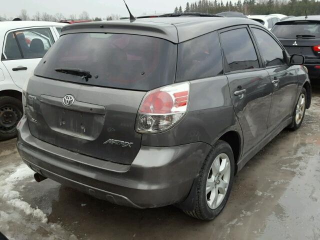 2T1KR32E25C903465 - 2005 TOYOTA COROLLA MA GRAY photo 4