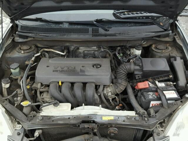 2T1KR32E25C903465 - 2005 TOYOTA COROLLA MA GRAY photo 7