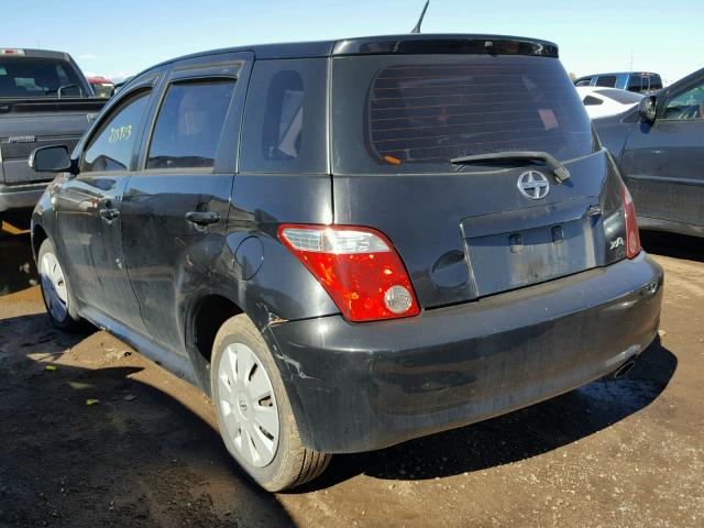 JTKKT624760145766 - 2006 TOYOTA SCION XA BLACK photo 3