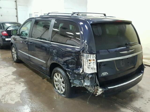 2A4RR8DG6BR716200 - 2011 CHRYSLER TOWN & COU BLUE photo 3