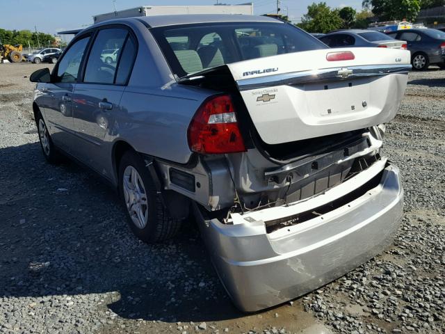 1G1ZS58F97F314141 - 2007 CHEVROLET MALIBU LS ვერცხლისფერი ფოტო 3