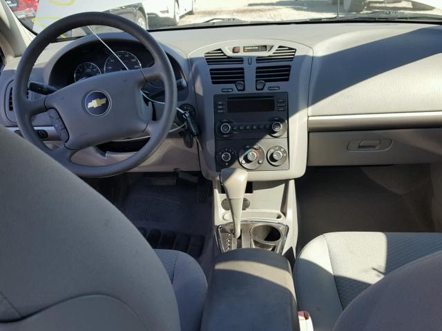1G1ZS58F97F314141 - 2007 CHEVROLET MALIBU LS ვერცხლისფერი ფოტო 9