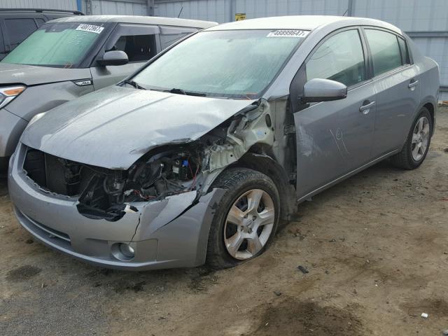 3N1AB61E08L696890 - 2008 NISSAN SENTRA 2.0 GRAY photo 2