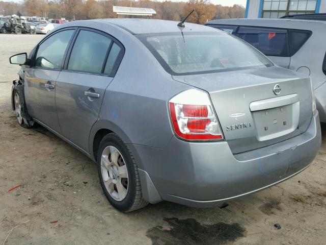 3N1AB61E08L696890 - 2008 NISSAN SENTRA 2.0 GRAY photo 3