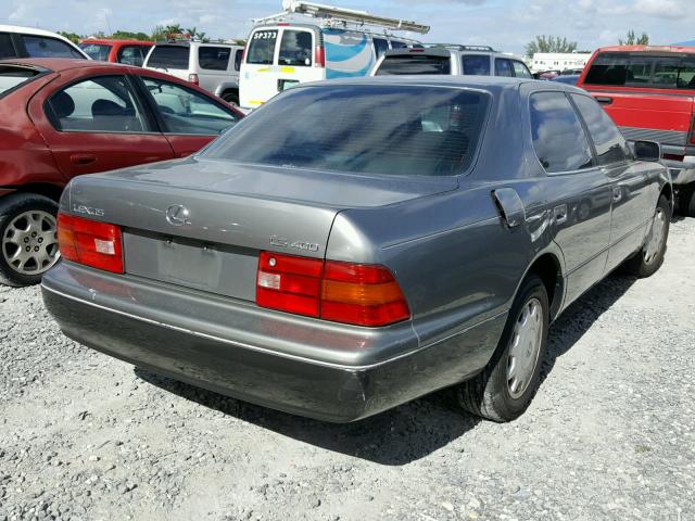 JT8UF22E8S0030322 - 1995 LEXUS LS 400 GRAY photo 4