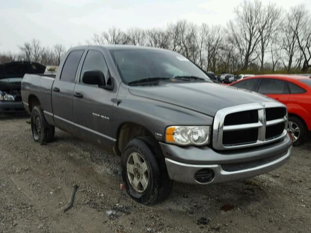 1D7HU18DX5S346417 - 2005 DODGE RAM 1500 S GRAY photo 1