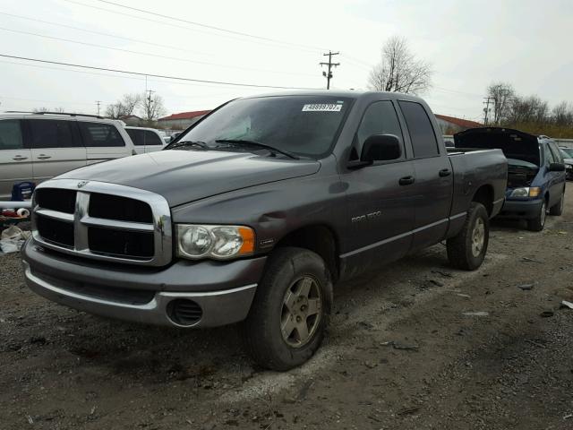 1D7HU18DX5S346417 - 2005 DODGE RAM 1500 S GRAY photo 2