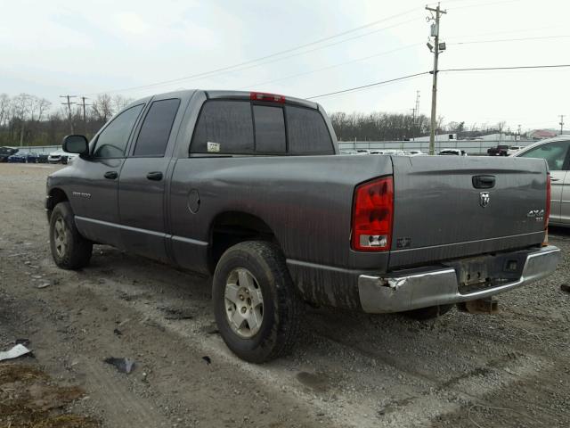 1D7HU18DX5S346417 - 2005 DODGE RAM 1500 S GRAY photo 3