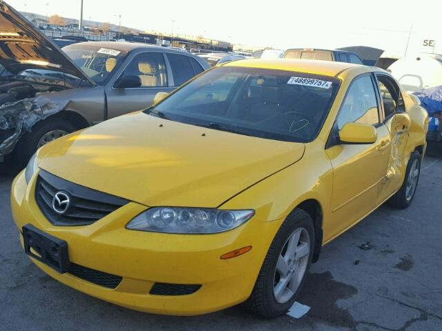 1YVFP80C835M24221 - 2003 MAZDA 6 I YELLOW photo 2