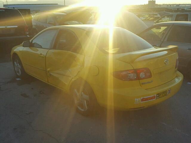 1YVFP80C835M24221 - 2003 MAZDA 6 I YELLOW photo 3