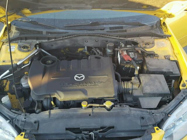 1YVFP80C835M24221 - 2003 MAZDA 6 I YELLOW photo 7