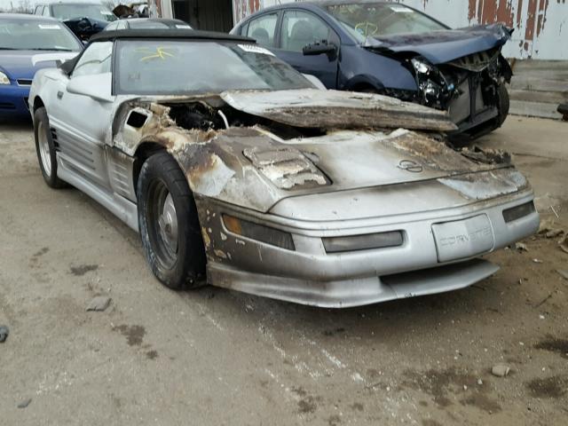 1G1YY3185H5121650 - 1987 CHEVROLET CORVETTE SILVER photo 1