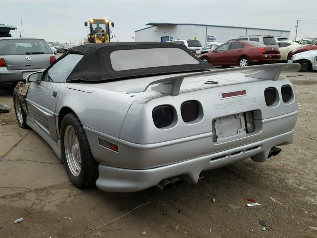 1G1YY3185H5121650 - 1987 CHEVROLET CORVETTE SILVER photo 3