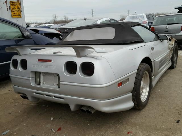 1G1YY3185H5121650 - 1987 CHEVROLET CORVETTE SILVER photo 4