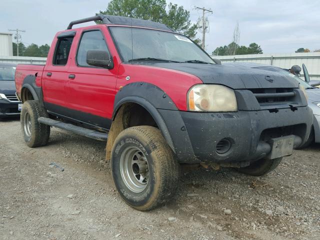 1N6ED27Y21C376956 - 2001 NISSAN FRONTIER C RED photo 1