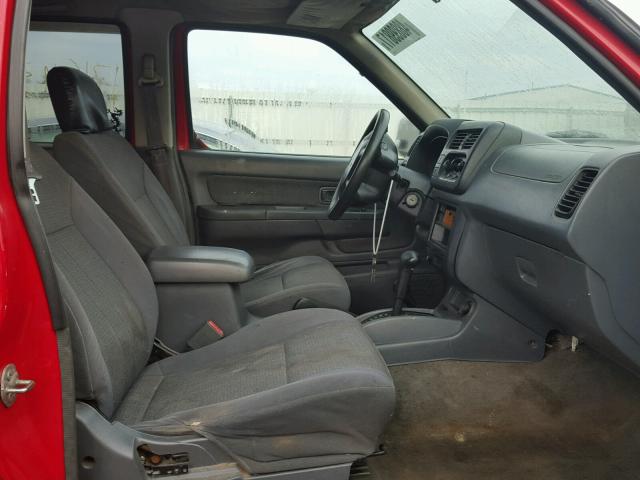 1N6ED27Y21C376956 - 2001 NISSAN FRONTIER C RED photo 5