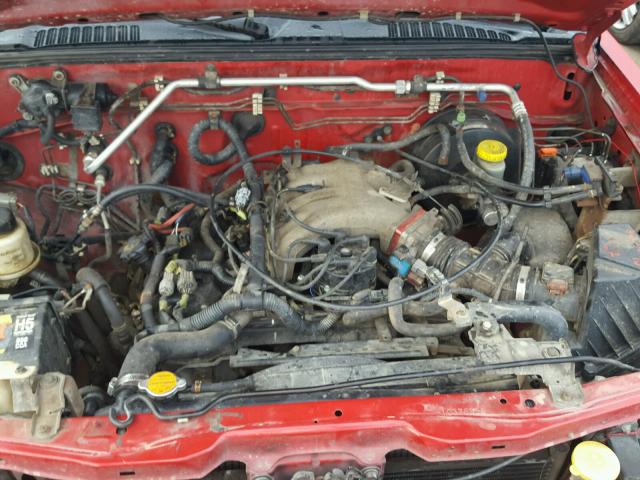 1N6ED27Y21C376956 - 2001 NISSAN FRONTIER C RED photo 7