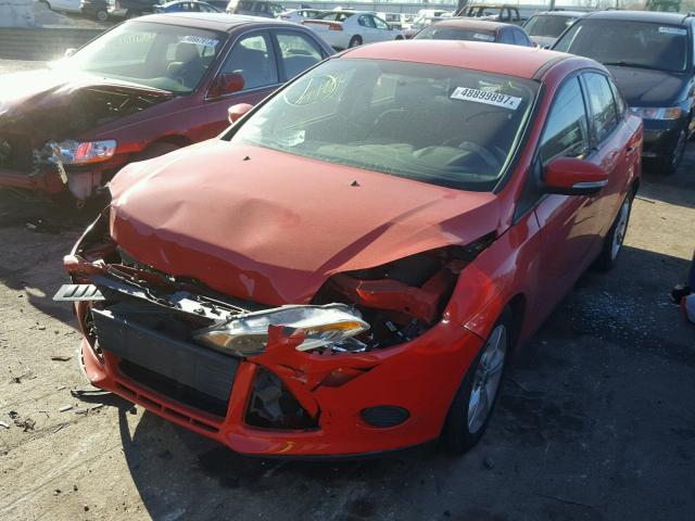 1FADP3F23EL392488 - 2014 FORD FOCUS SE RED photo 2