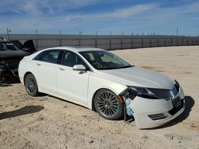 3LN6L2G99DR820239 - 2013 LINCOLN MKZ WHITE photo 1