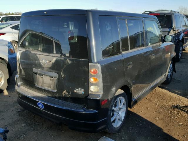JTLKT324X64039976 - 2006 TOYOTA SCION XB BLACK photo 4
