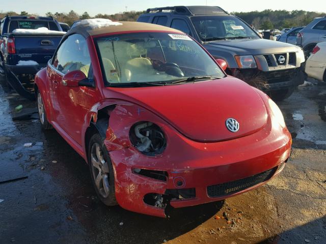 3VWSF31YX6M318966 - 2006 VOLKSWAGEN NEW BEETLE RED photo 1