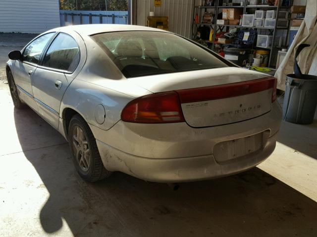 2B3HD46R13H515790 - 2003 DODGE INTREPID S SILVER photo 3